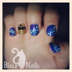 Dr. Who Galaxy Nails