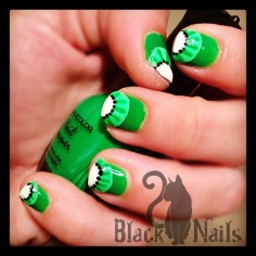 Kiwi Tip Nail Art