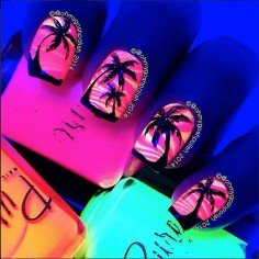 Black-Light Nail Polish