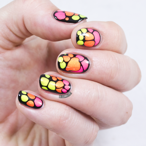 Poptastic Lava Lamp Nails by Nailed It