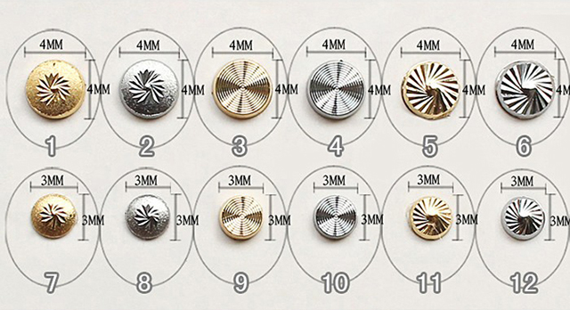 Silver Spiral Studs from Born Pretty