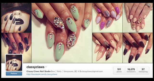 Classy Claws on Instagram