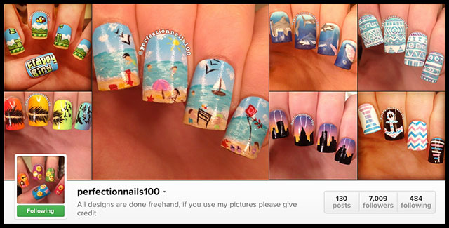 Perfection Nails 100 on Instagram
