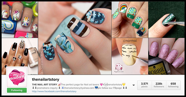 The Nail Art Story on Instagram