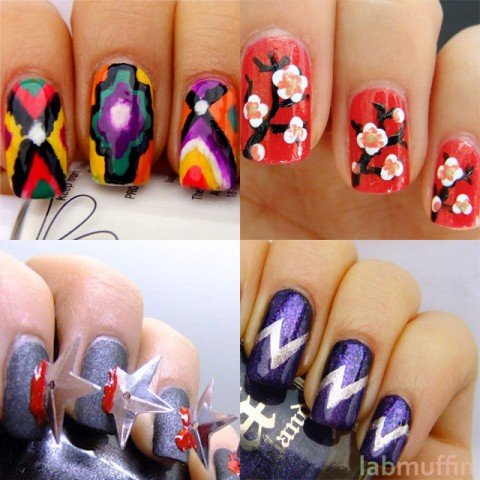 Nail Art by LapMuffin