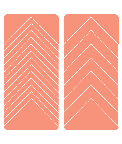 Chevron Point Nail Vinyls from Nail Mail