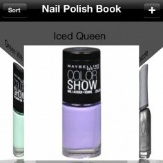 Nail Polish Book App Home