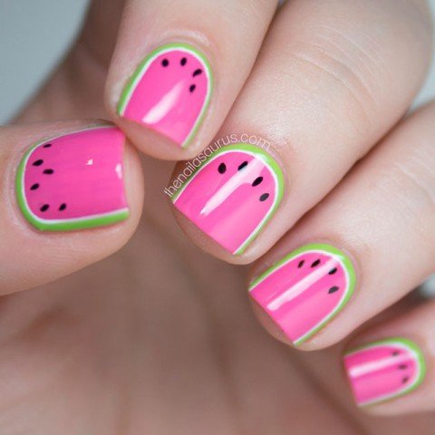 I Been Dranking...Watermelon Nails by The Nailasaurus