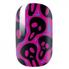 OMG Nail Strips - Pink Scream Example