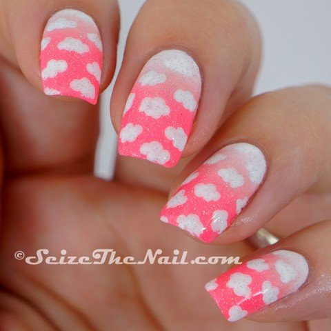 Clouds in a Pink Sky by Seize The Nail
