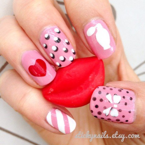 Fancy Lady Nail Art Stencils by Sticky Nails