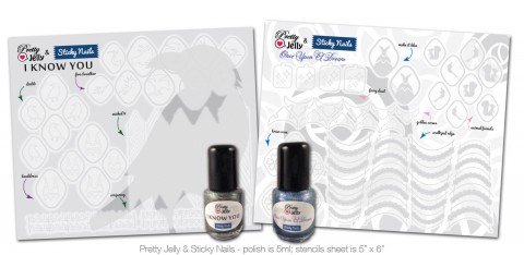 Sticky Nails I Know You Polish & Stencil Set