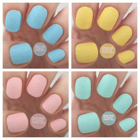 Barry M Textured Polish Swatches by One Nail to Rule Them All