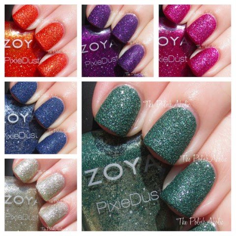 Zoya Pixie Dust Swatches by The Polishaholic